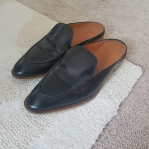 Everlane Black Loafer Mules - Picture 2 of 7